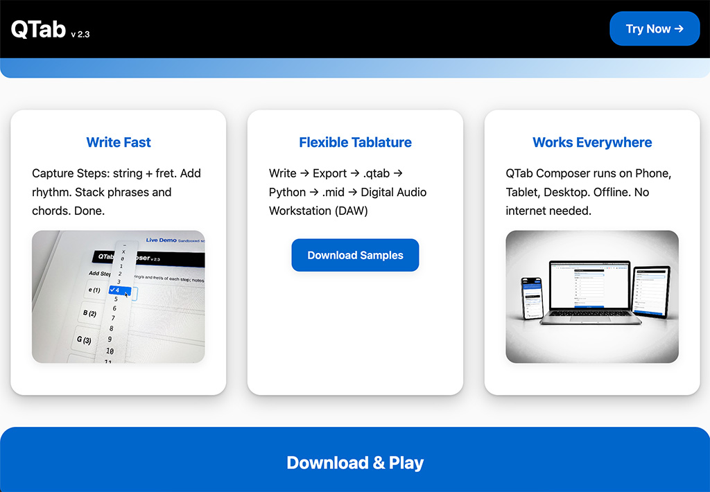 QTab Composer