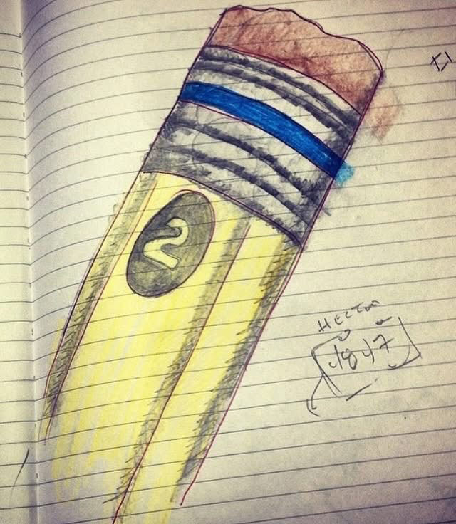 Clif Eddens, Drawing, Hospital Doodle Series